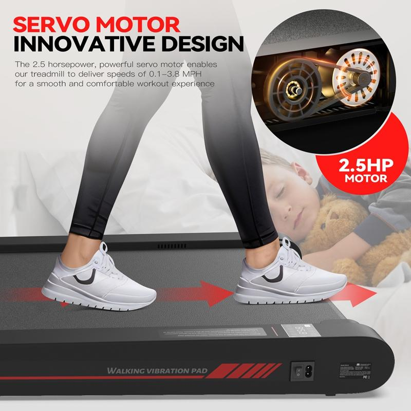 P1 SummerWins Smart Walking Pad — Portable Under Desk Treadmill | Remote & APP Control
