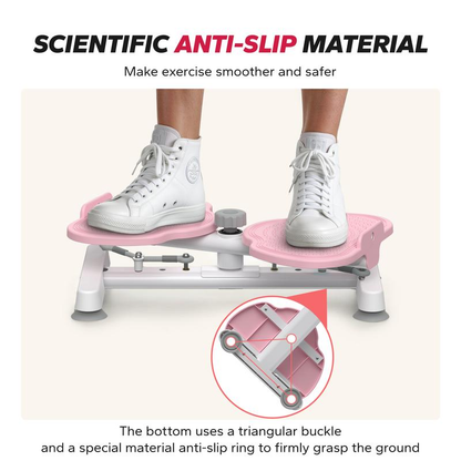 MERACH SummerVibes Waist Twist Machine — Silent Abs & Core Trainer | Non-Slip Twister Board