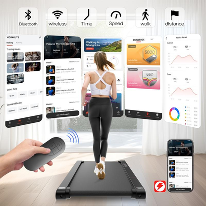 P1 SummerWins Smart Walking Pad — Portable Under Desk Treadmill | Remote & APP Control